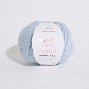 Merino Wool- Powder Blue