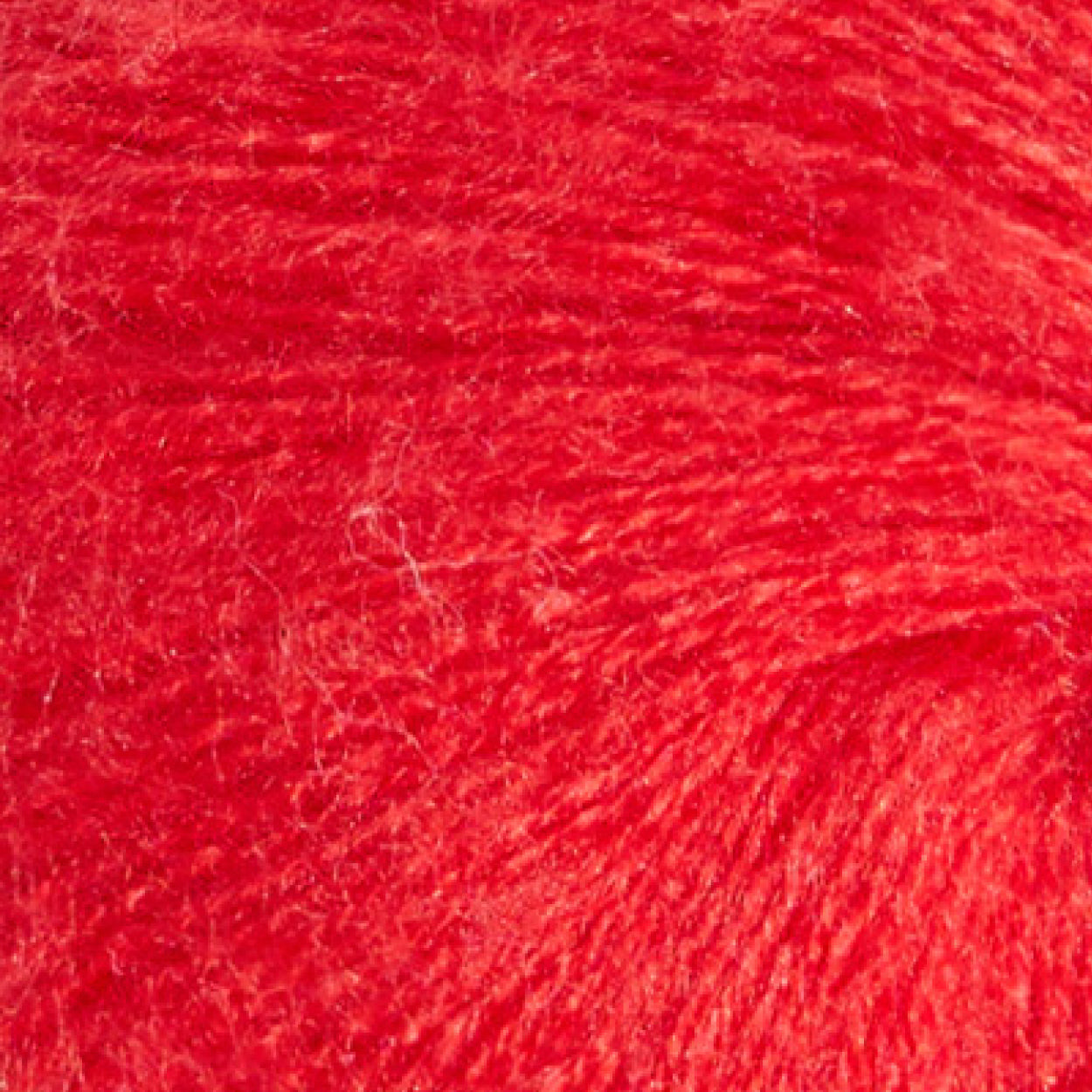 Mohair- Poppy Red