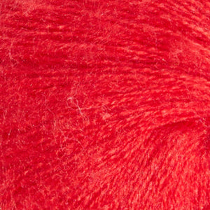 Mohair- Poppy Red