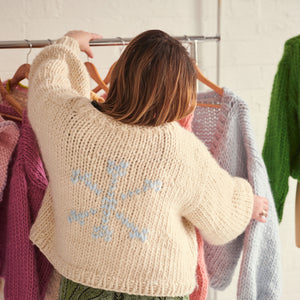 Snow Flake Duplicate Stitch Pattern