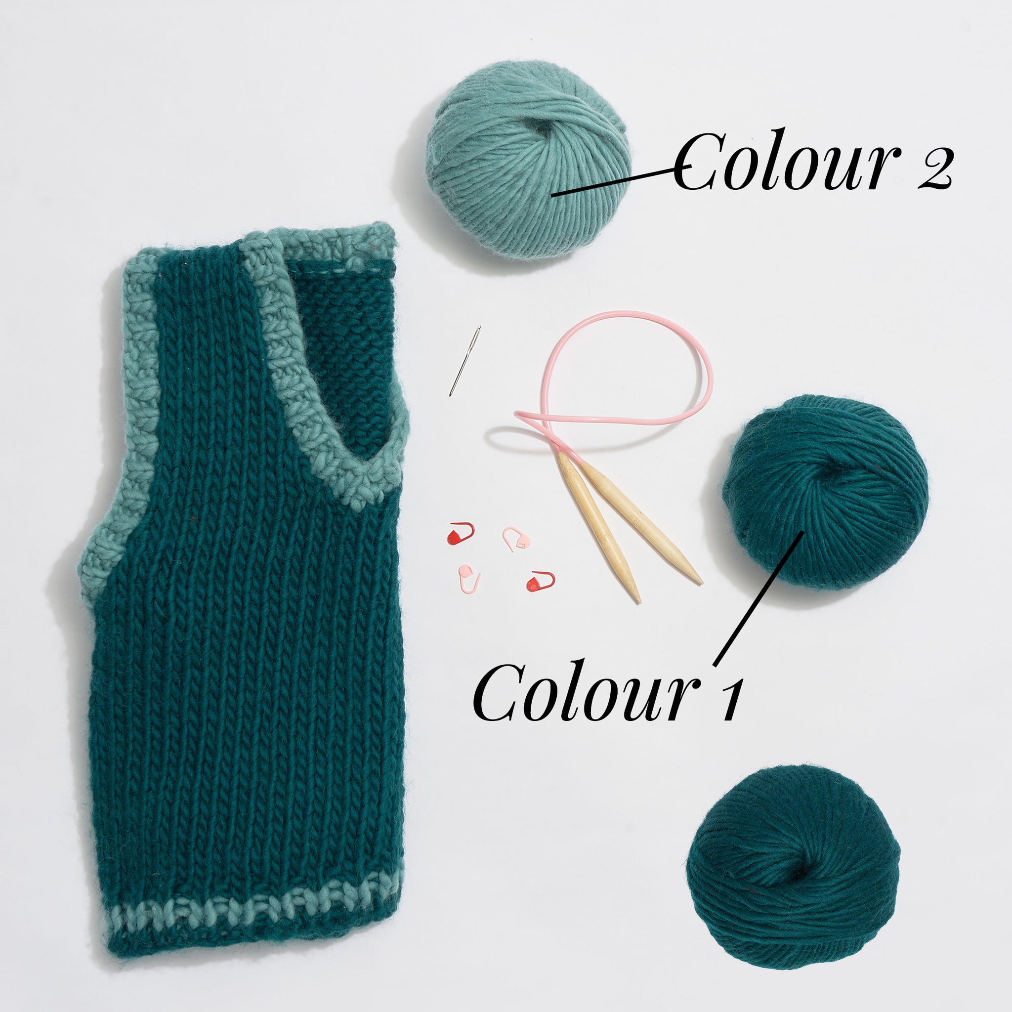 Knitting Kit-The Georgie Vest